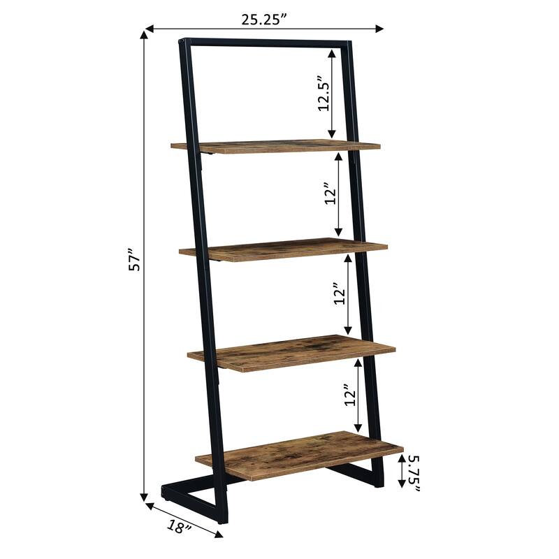 Convenience Concepts Graystone Ladder Bookshelf