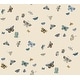 preview thumbnail 1 of 5, Butterfly House Linen Peel and Stick Wallpaper