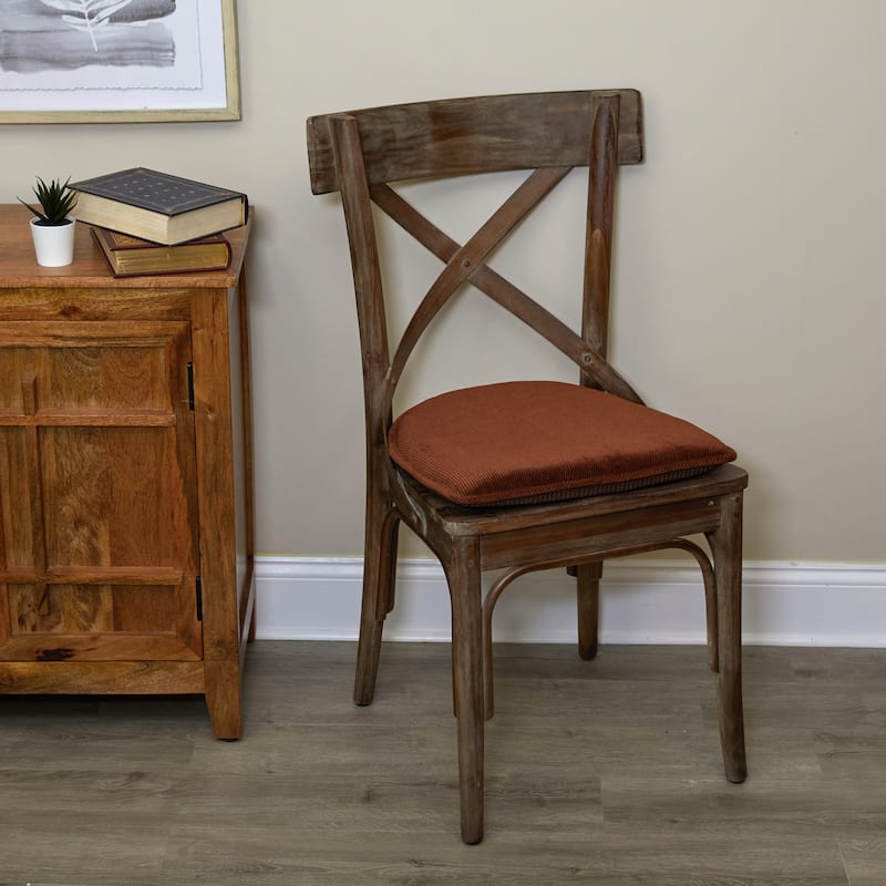 Klear Vu The Gripper Corduroy Non-Slip Chair Cushions