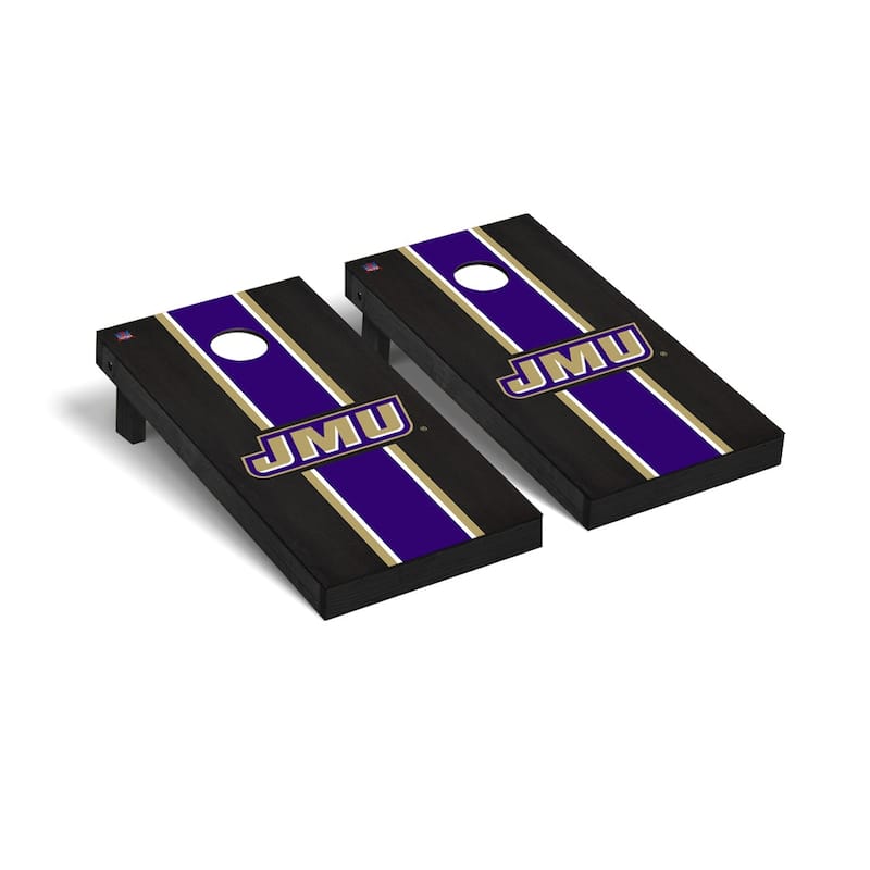James Madison JMU Dukes 2x4 Pro Cornhole Boards - V7 - Include Carrying Case
