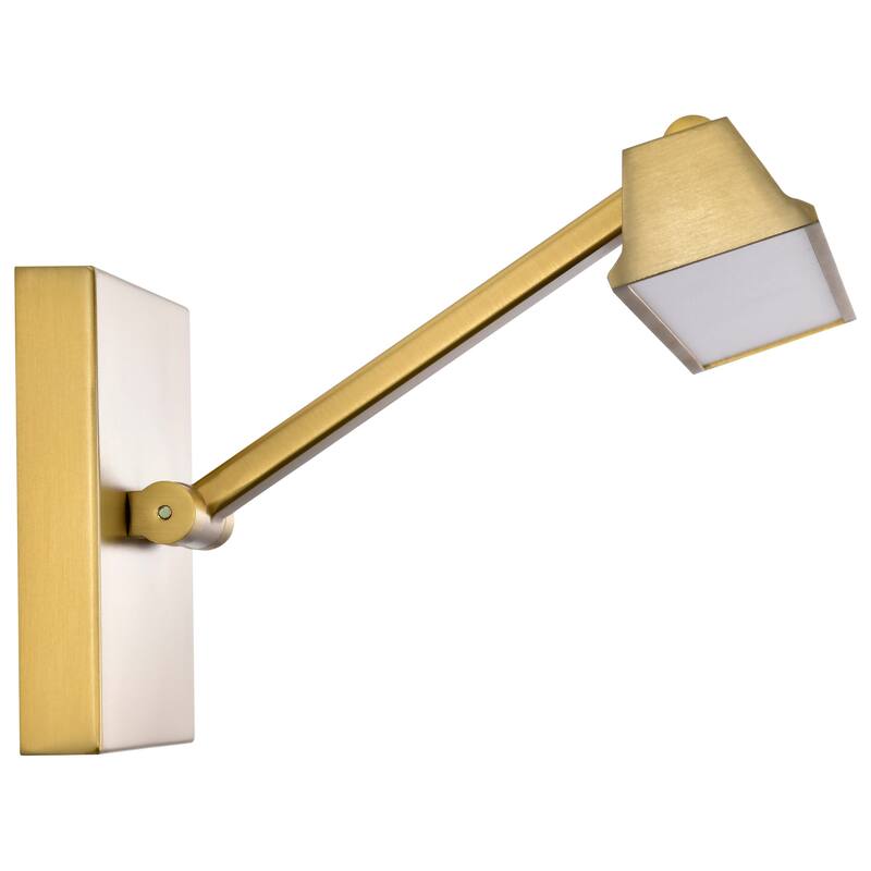 Hazel 2 Foot LED Picture Light 3 CCT Selectable Vintage Brass Finish Acrylic Lens - Vintage Brass