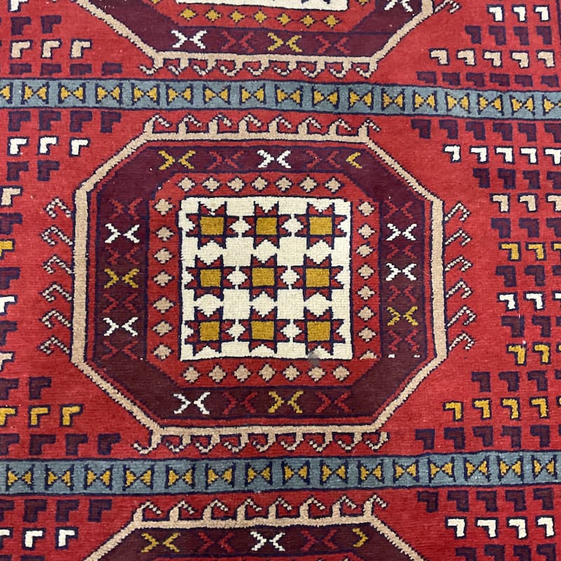 HERAT ORIENTAL Handmade Kurdish Wool Rug - 4' x 5'6"
