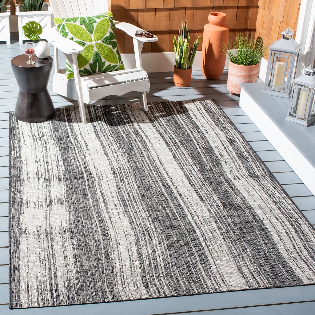 SAFAVIEH Courtyard Stephanie Indoor/ Outdoor Waterproof Patio Backyard Rug