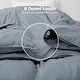 preview thumbnail 82 of 82, All Season Lightweight & Medium Weight White Goose Feather Down Comforter Duvet Insert