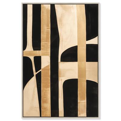Noir and Gold I Canvas by Art Remedy