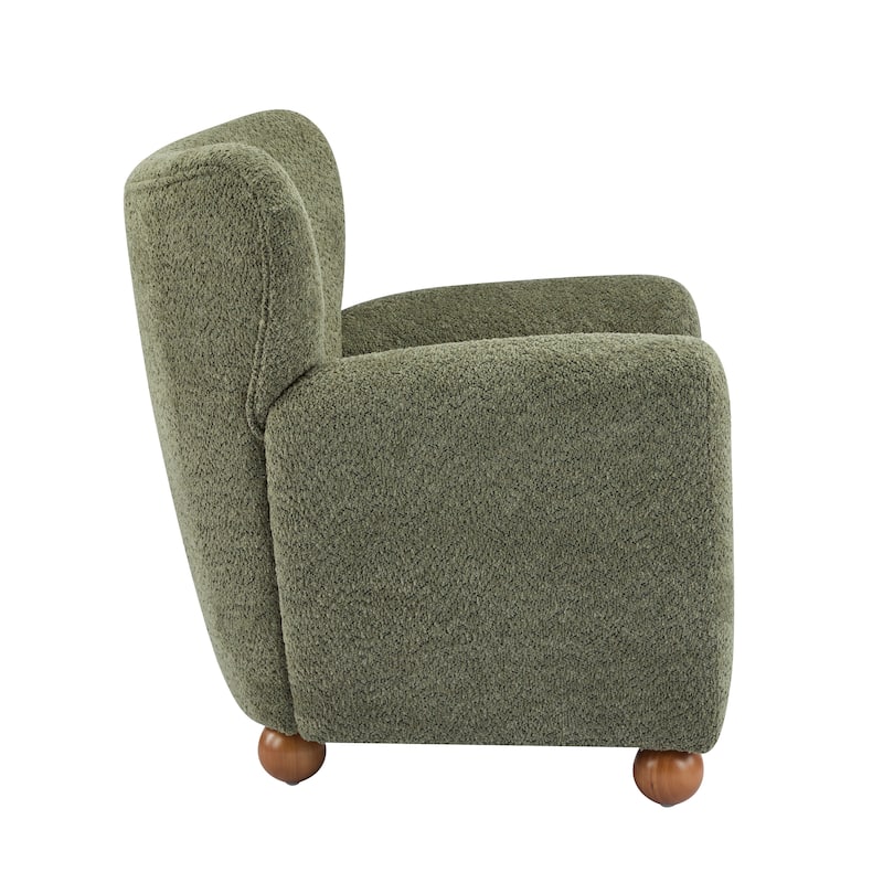 Christopher Knight Home - Eulalia Wingback Boucle Armchair