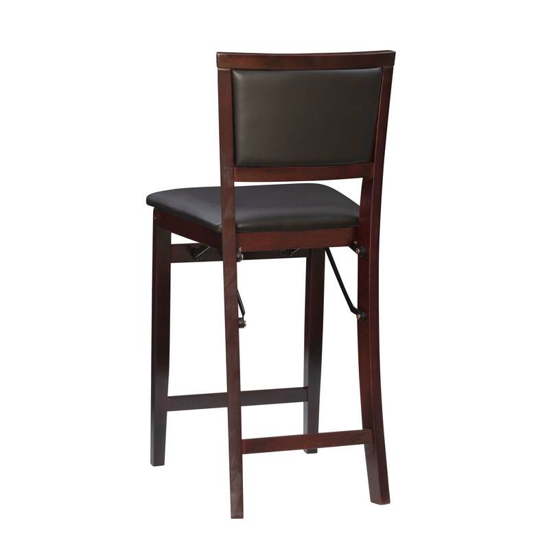 Aldersey Espresso Folding Counter Stool
