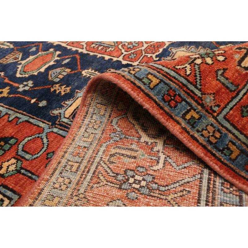 ECARPETGALLERY Hand-knotted Jules Sultane Dark Copper Wool Rug - 8'0 x 9'11