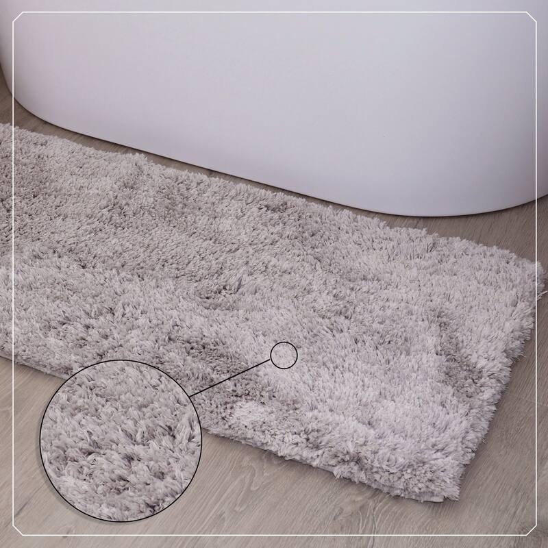 Element Plush Bathroom Rugs Quick-Dry Bathroom Mat, Washable & Absorbent Bath Rugs
