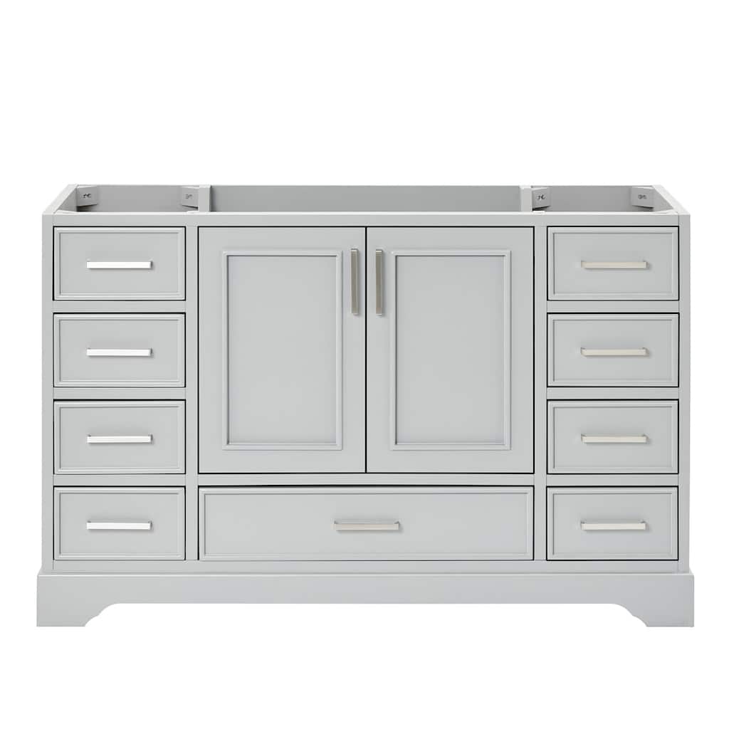 Ariel M054S-BC Stafford 55" Single Free Standing Vanity Cabinet Only