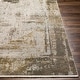 preview thumbnail 3 of 3, Cabote Abstract Border Viscose Blend Area Rug