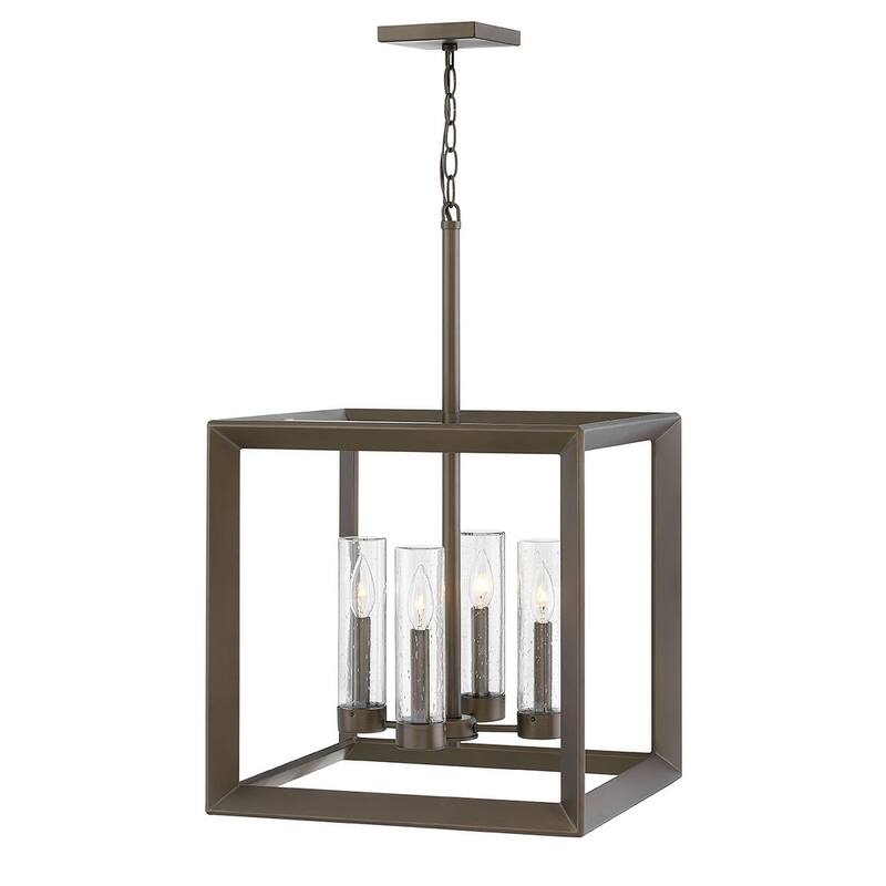 Hinkley Lighting Rhodes 12v 14w 4 Light 18" Wide Open Air LED Outdoor - Warm Bronze