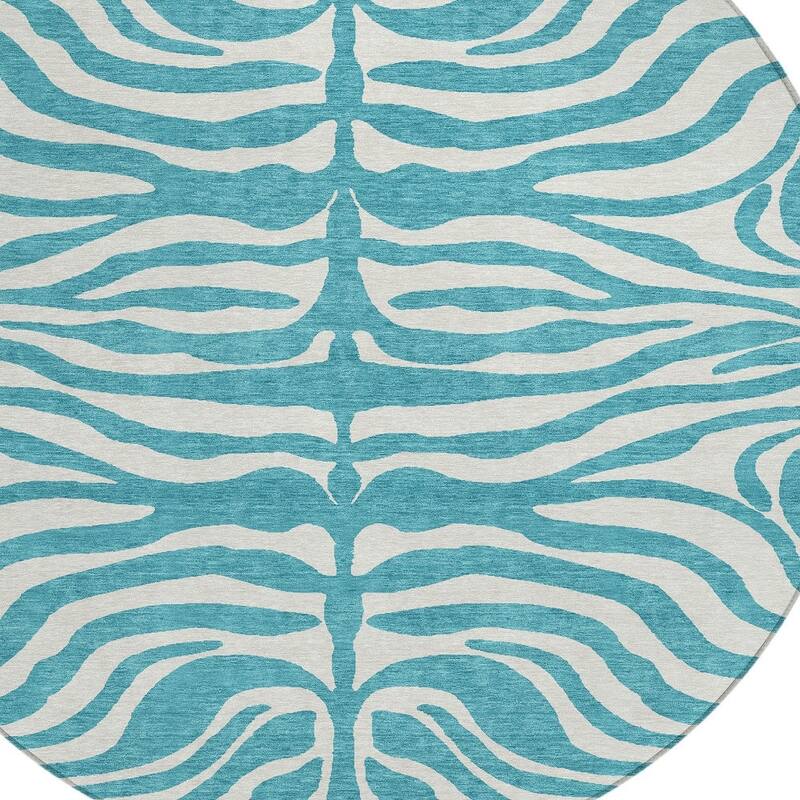 HomeRoots Animal Print Transitional Rectangle Outdoor Rug