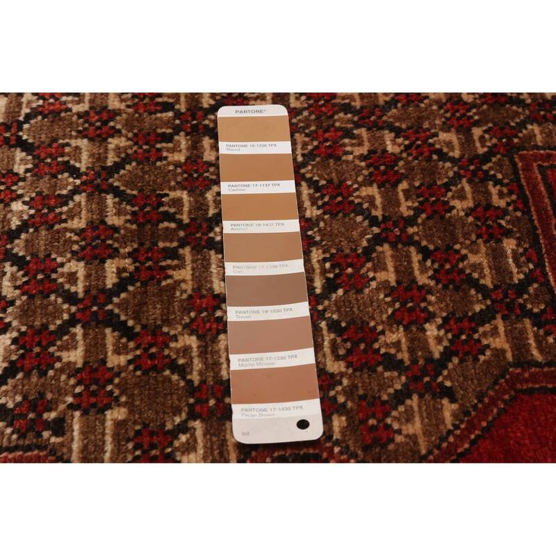 ECARPETGALLERY Hand-knotted Andelz Brown Wool Rug - 3'6 x 8'11