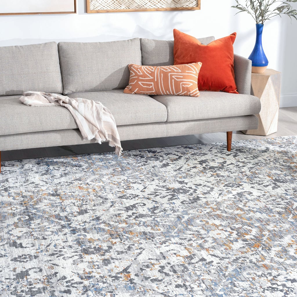 Hillsdale French Country Damask Indoor Area Rug