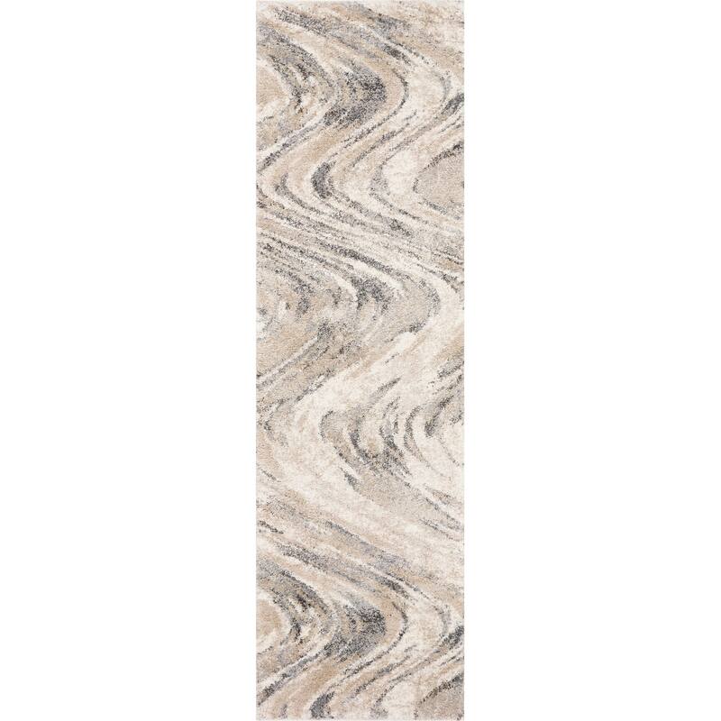 Domani Portland Casual Natural Wave Area Rug