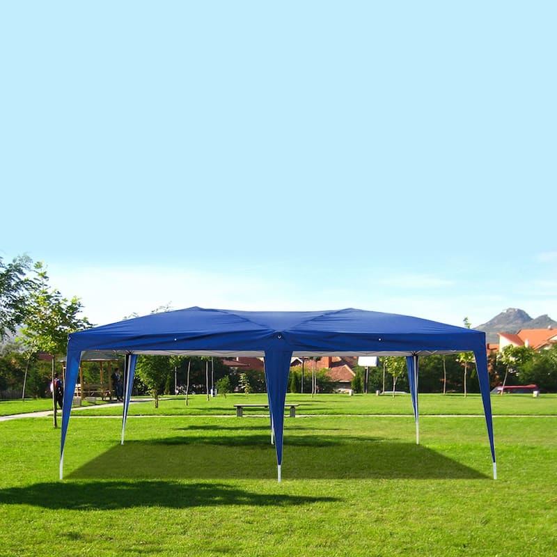 10'X20' POP UP Foldable Wedding Party Gazebo Canopy Tent W/4 Walls