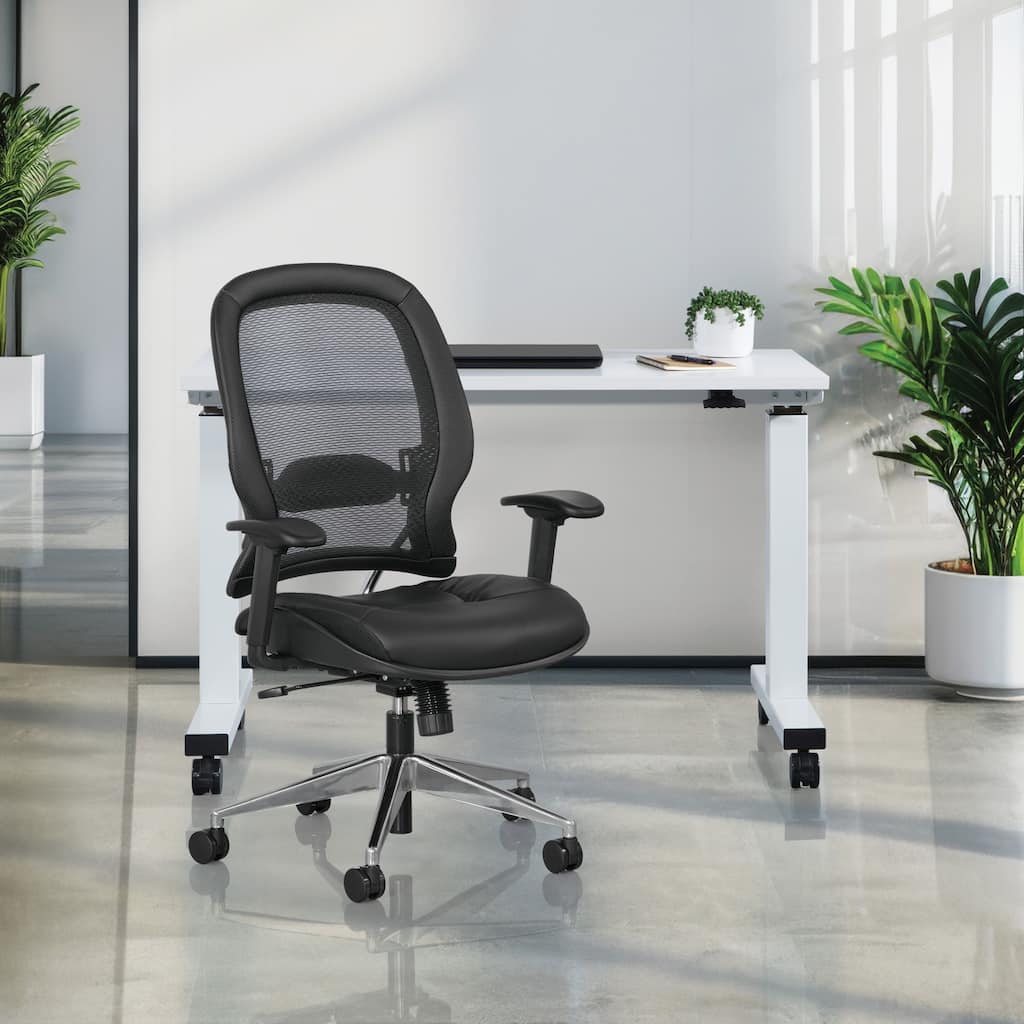 Professional Chair with Bonded Leather Seat