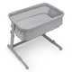 preview thumbnail 1 of 4, babyGap by Delta Children Whisper Bedside Bassinet - N/A Silver