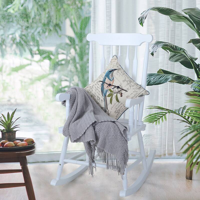 Outdoor Wooden Rocking Chair