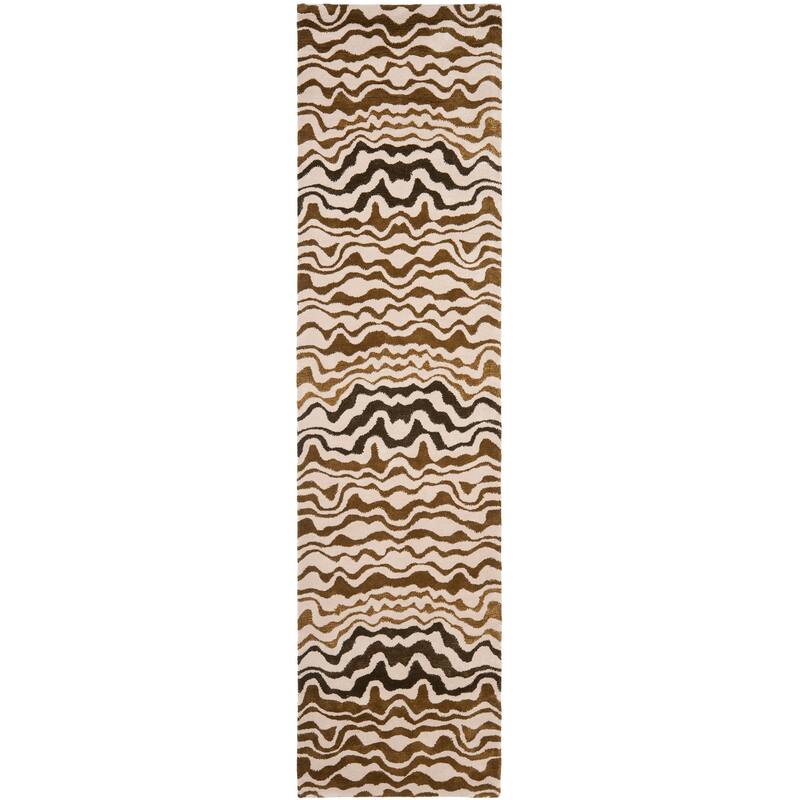 SAFAVIEH Handmade Soho Cherrelle Tribal N.Z. Wool Rug
