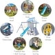 preview thumbnail 10 of 25, Teamson Kids Everett Plus Swing Set Playset with Platform, Rock Wall, and Wave Slide