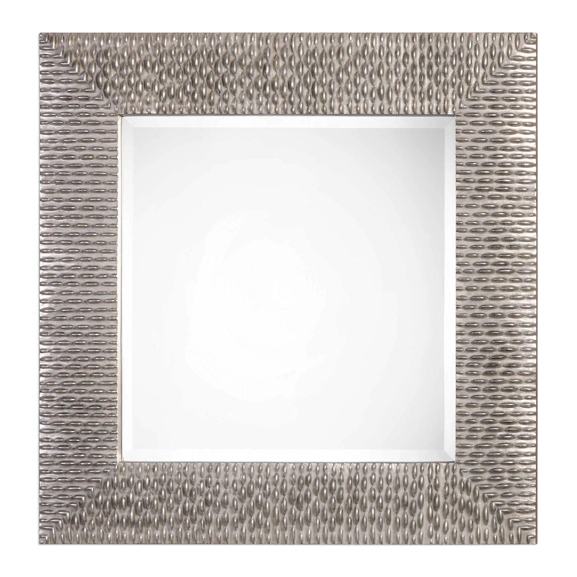 Uttermost Cressida 40" Square Contemporary Beaded Metal Frame Wall