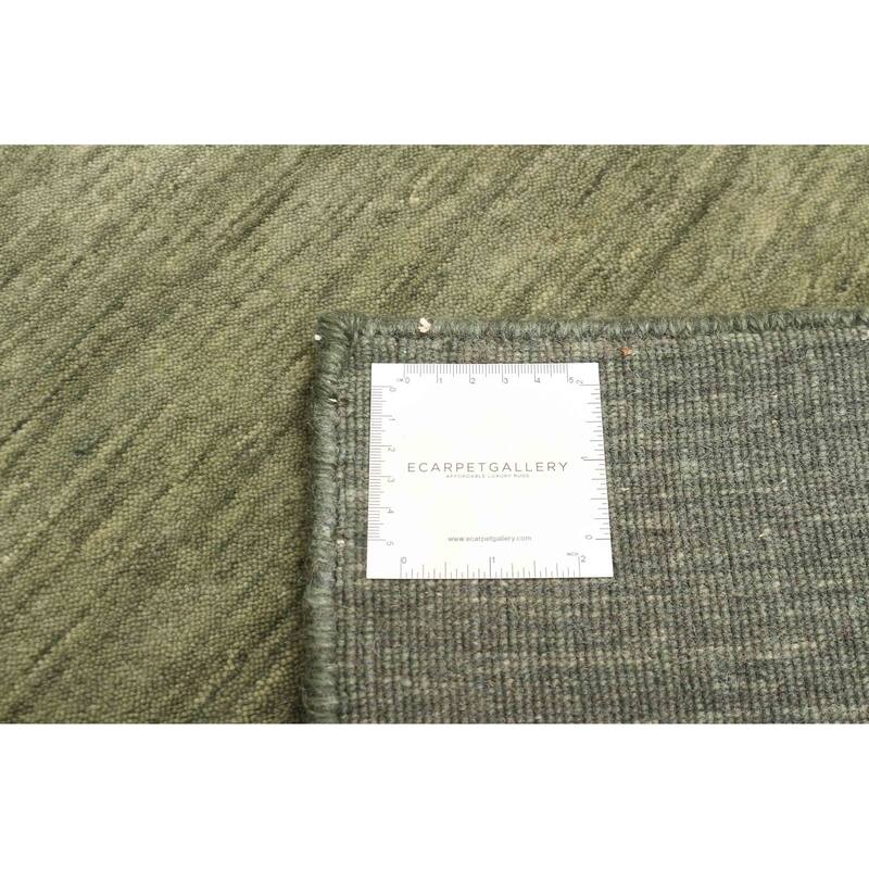 ECARPETGALLERY Hand Loomed Kashkuli Gabbeh Green Wool Rug - 5'3 x 7'7