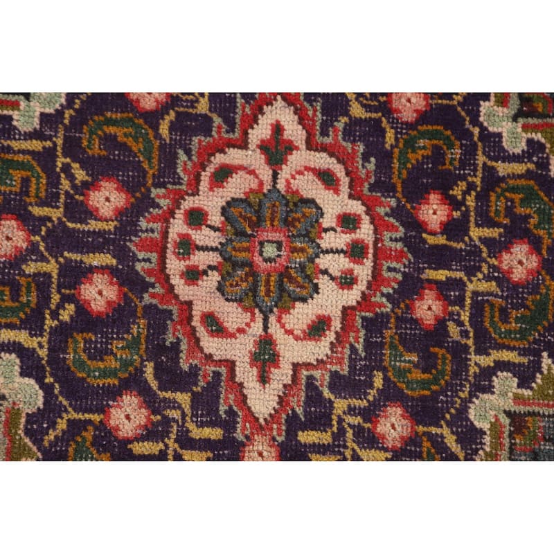 Tabriz Persian Vintage Rug Hand-Knotted Wool Carpet - 3'2" x 5'0"