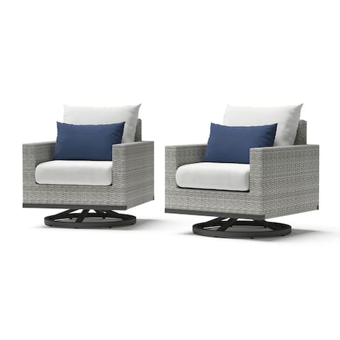 Milo Grey Motion Club Chairs - Bliss Ink