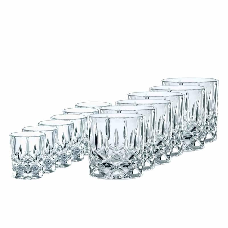 Nachtmann Noblesse 12 Piece Party Drinkware Set - Set of 4 - Clear