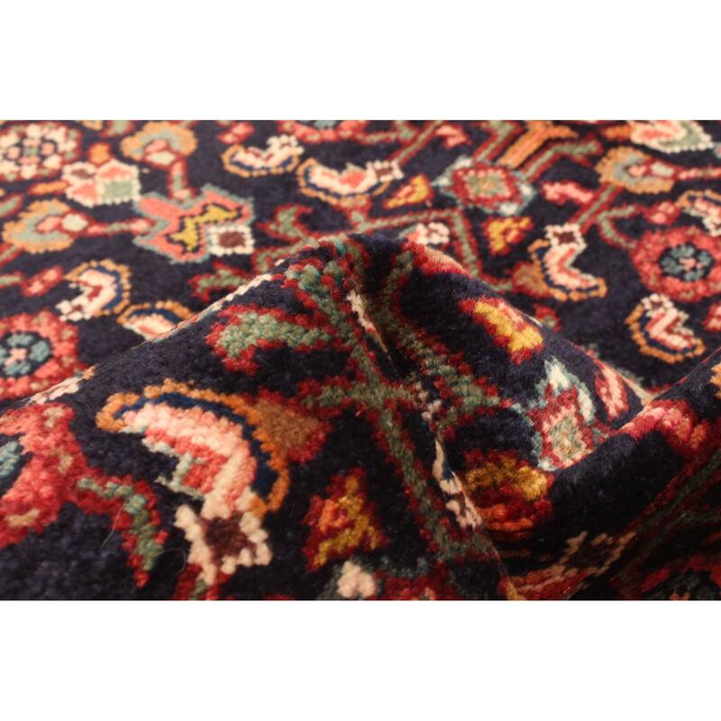 ECARPETGALLERY Hand-knotted Andelz Dark Navy Wool Rug - 2'5 x 8'11