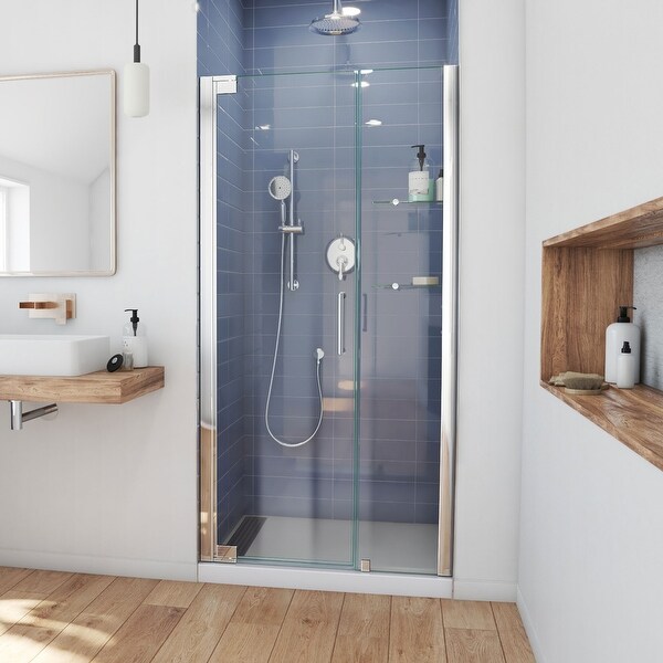DreamLine Elegance 46-48 in. W x 72 in. H Frameless Pivot Shower