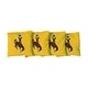 preview thumbnail 1 of 1, Wyoming Cowboys Yellow Cornhole Bags All-Weather Resin Filled
