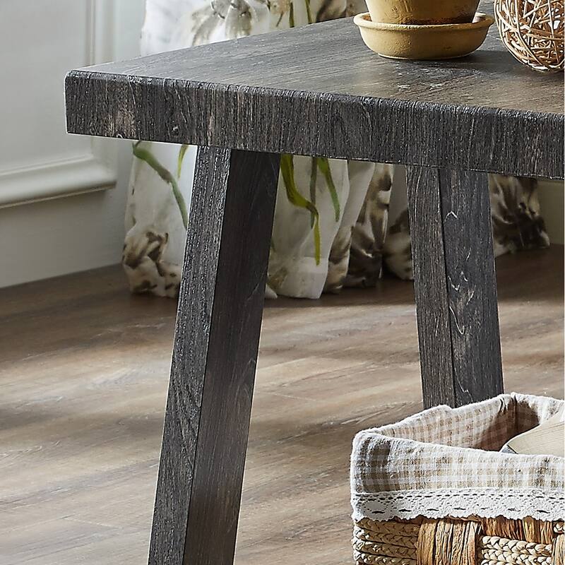 Modern Storage 3-Piece Coffee Table Set with Shelf and Wide-angled Legs for Living Room