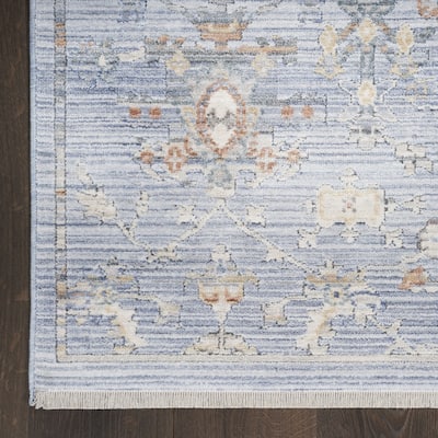 Leja Power Loomed Distressed Area Rug By HomeRoots - 12' Runner