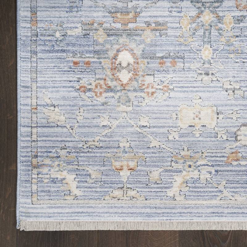Niju Power Loomed Distressed with Fringe Area Rug By HomeRoots - 8' Runner
