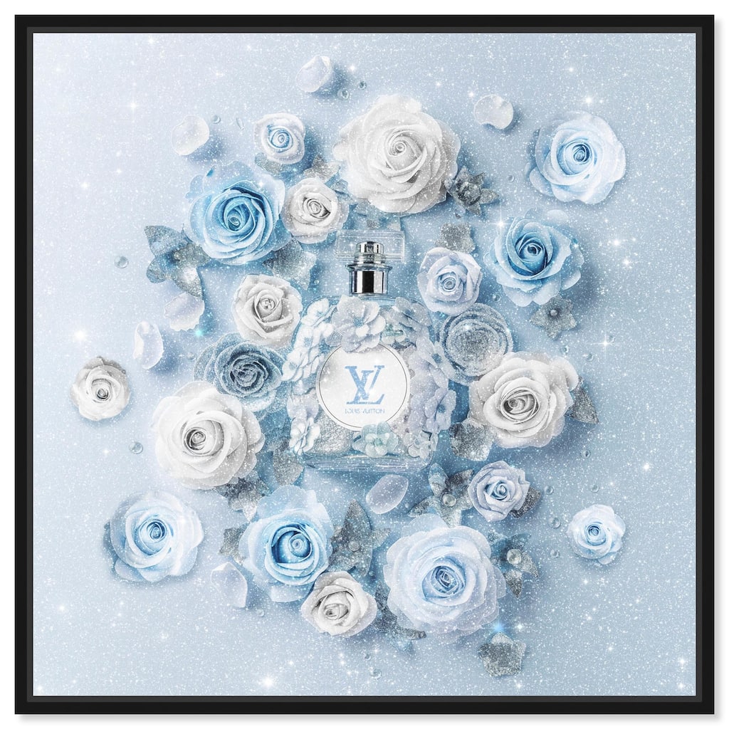 Sparkling Floral Perfume Canvas by Art Remedy
