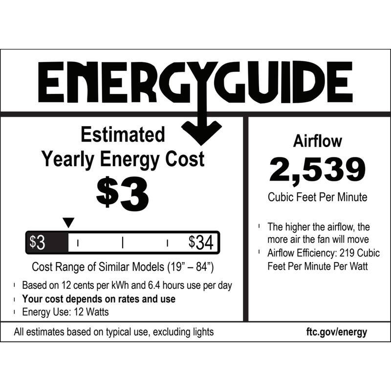 Hunter 44" Swanson Ceiling Fan with LED Light Kit & Pull Chain - Casual Traditional - 4 Speed DC Motor - ENERGY STAR!