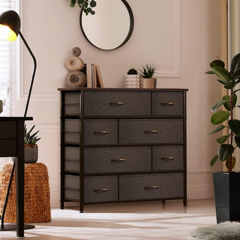 Dresser w/ 8 Drawers Furniture Storage & Chest Tower for Bedroom