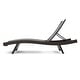 preview thumbnail 134 of 187, Salem Outdoor Wicker Adjustable Chaise Lounge with Cushion by Christopher Knight Home