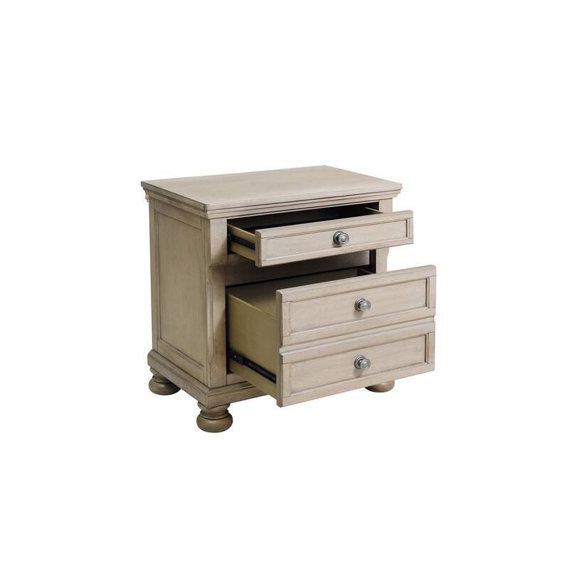 Donald 5 Piece Gray Modern Sleigh Storage Platform Bedroom Set