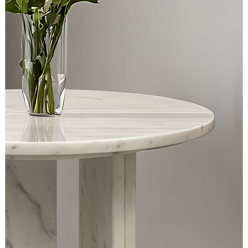 Gray Blue Natural Marble Coffee Table Living Room Table with Natural Stone Polished Surface, for Living Room