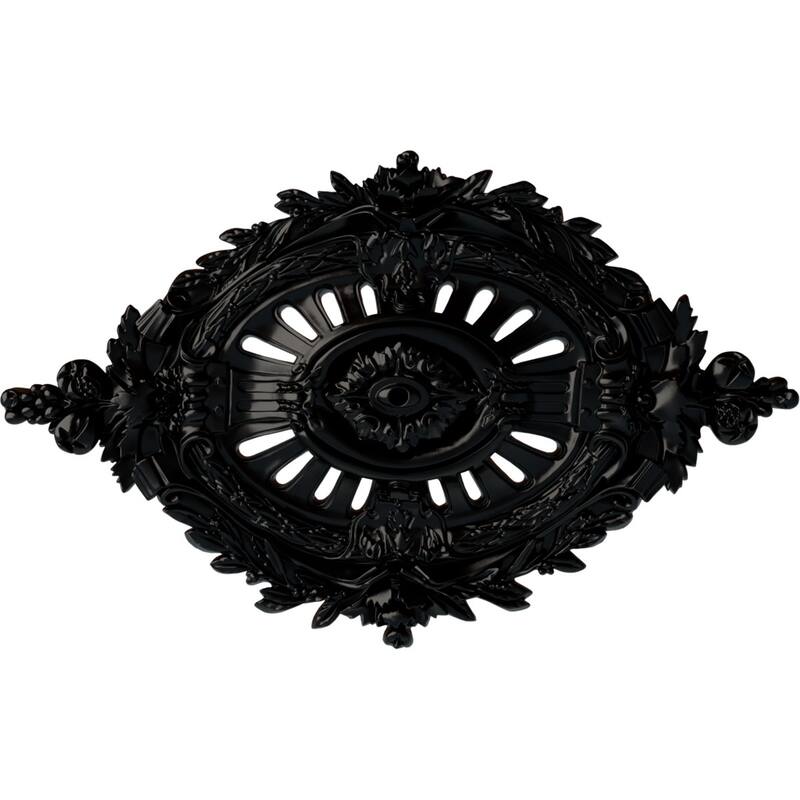 35 7/8"W x 22 1/2"H x 4 3/8"P Antonio Ceiling Medallion