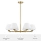 preview thumbnail 5 of 6, Hunter Celestial Valley 6-Light Chandelier - Contemporary, Transitional