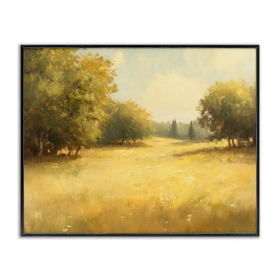 Stupell Calming Countryside Nature Framed Giclee Art Design By Petal Prints Design