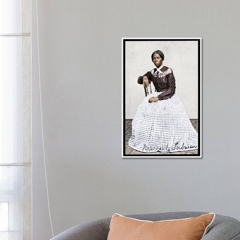 iCanvas "Harriet Tubman (C1823-1913)" by Benjamin Powelson Framed Canvas Print
