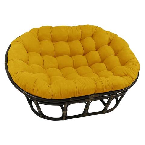 Microsuede Indoor Double Papasan Cushion (65" by 48" or 78" by 58")