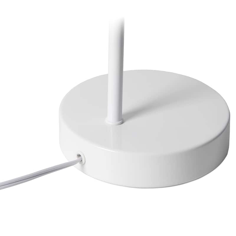 Metal Desk Lamp with Adjustable Cone Shade for Modern Workspace - 7.80 x 5.60 x 16 in. (L x W x H)