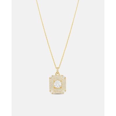 SHYMI Square Medallion Pendant